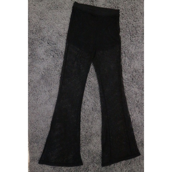 Fishnet flared pants - Picture 2 of 4
